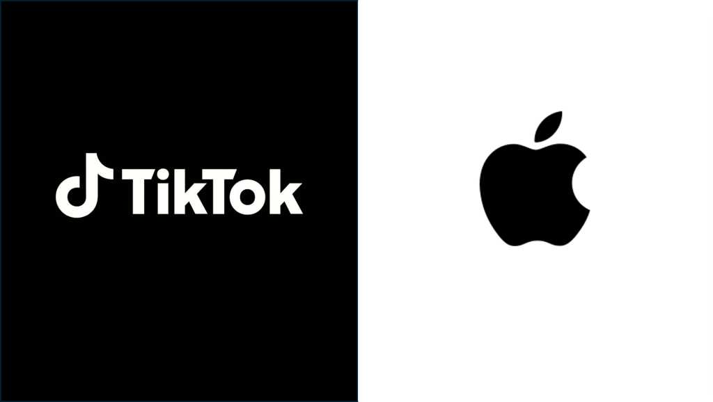 tiktok apple logo clean